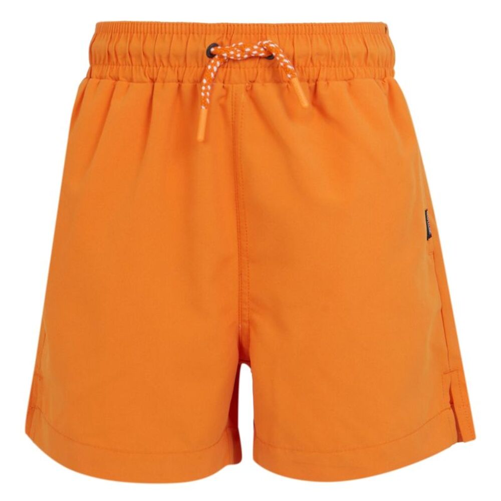 Regatta Childrens/Kids Skander III Plain Swim Shorts / Persimmon